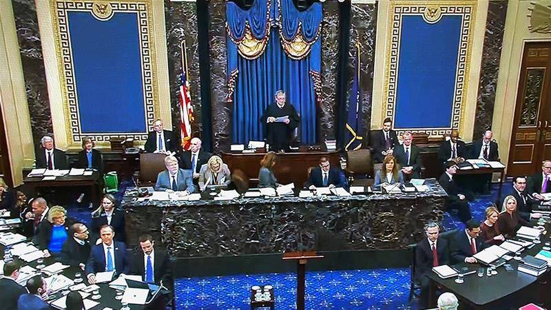 Reanudan sesi&oacute;n para alegatos finales en juicio pol&iacute;tico de Donald Trump