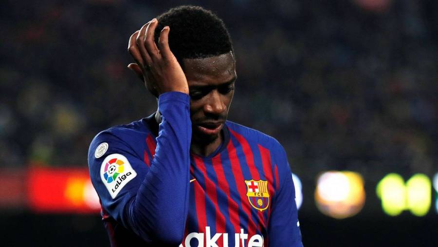 Barcelona confirma lesión de Dembélé; se perderá el resto de la temporada