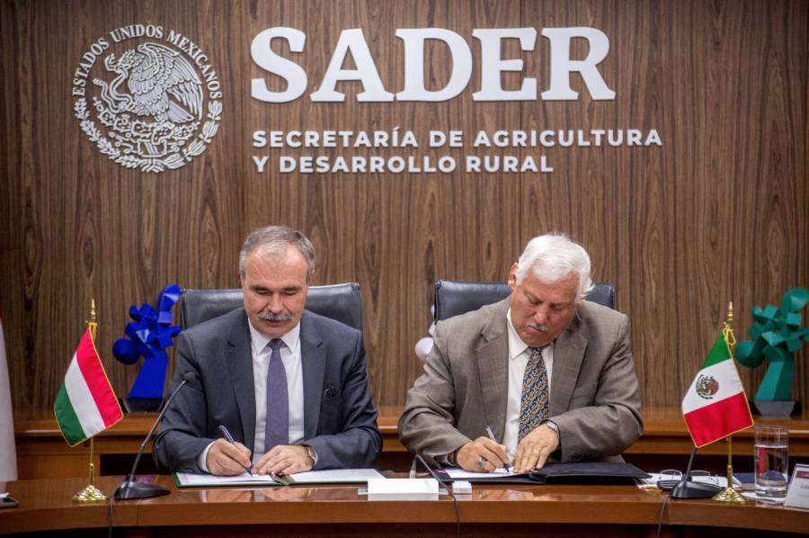 Firman México y Hungría memorando en materia de agricultura