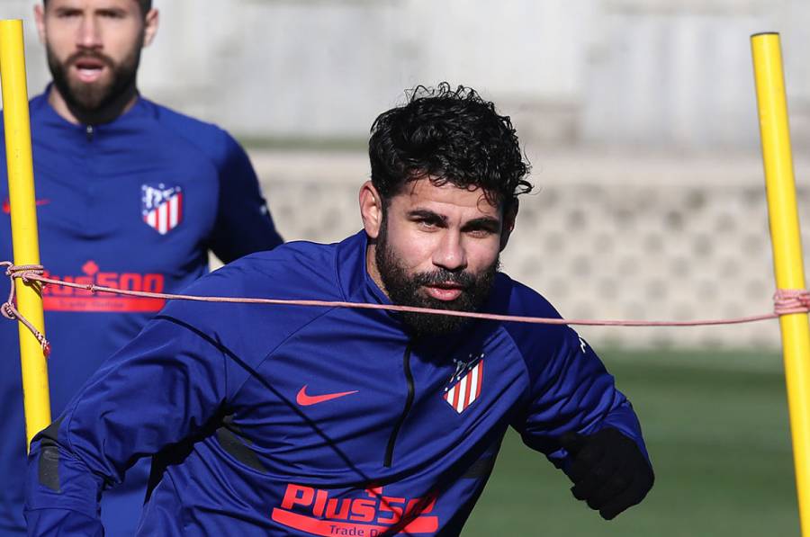 Diego Costa vuelve a los entrenamientos con Atlético Madrid