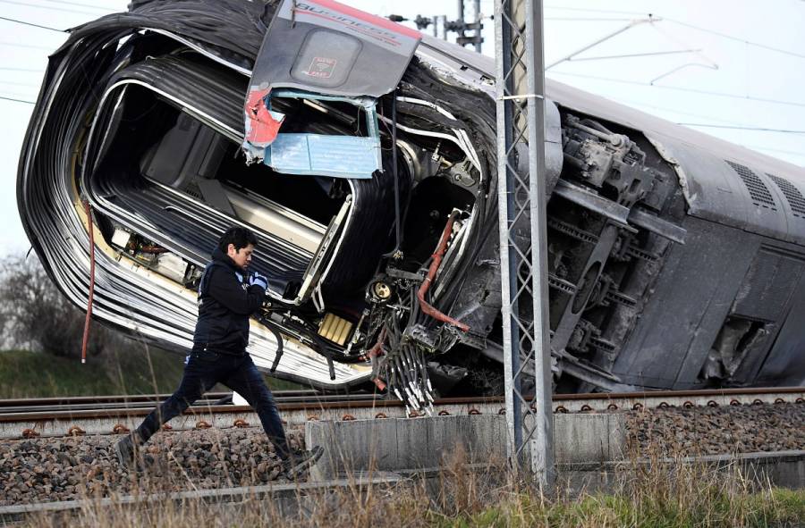 Descarrila un tren de alta velocidad cerca de Milán