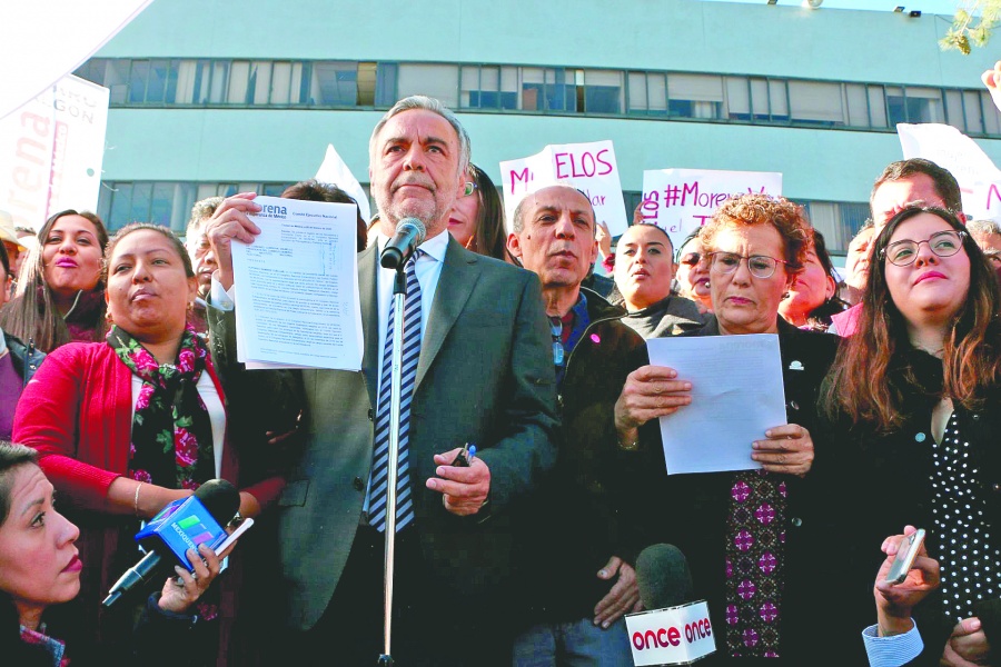 Ramírez Cuéllar acude al INE para validar su presidencia 