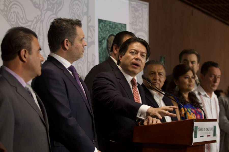 AMLO se reúne con la JUCOPO y la presidenta de la Cámara de Diputados, para hablar del trabajo legislativo.