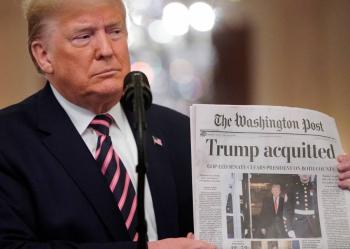 Trump celebra absoluci&oacute;n en juicio pol&iacute;tico