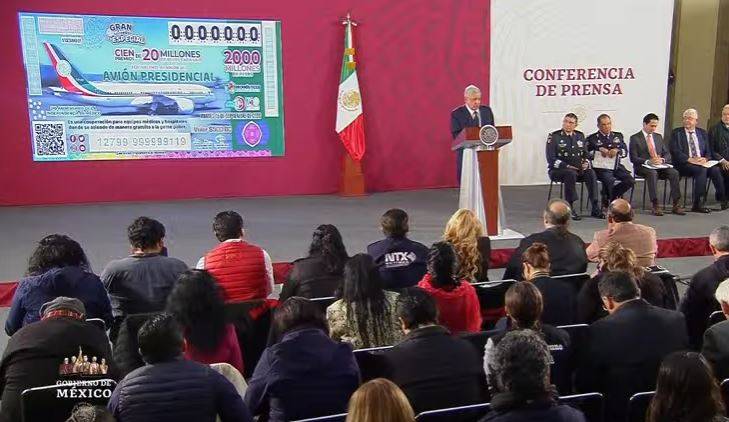 INDEP aportará monto del premio de la rifa del avión presidencial