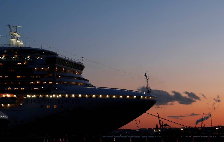 130, las personas infectadas en crucero por coronavirus