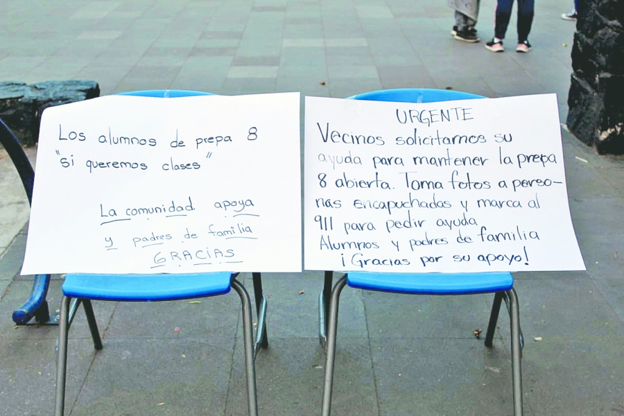 Suman doce planteles en paro en la UNAM; otra vez toman Prepa 6 