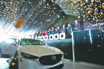Mazda llega al mill&oacute;n de unidades en Guanajuato