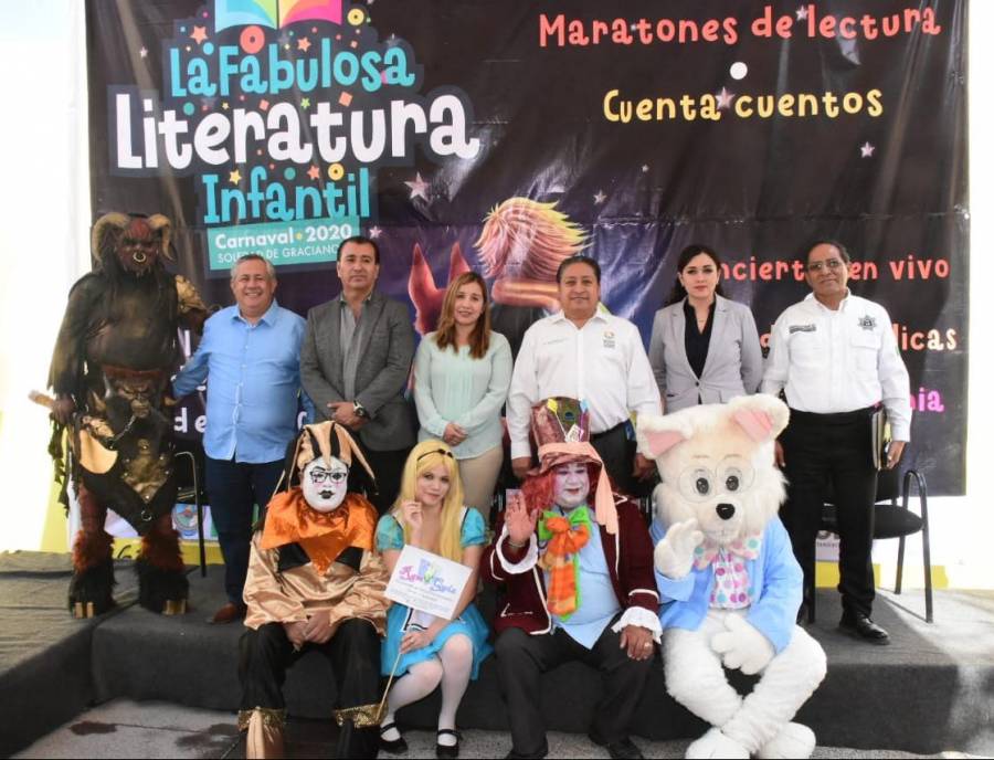 La literatura infantil llega al carnaval en Soledad de Graciano Sánchez