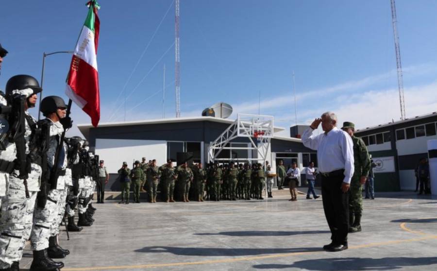 AMLO inaugura cuartel de la Guardia Nacional en Pénjamo