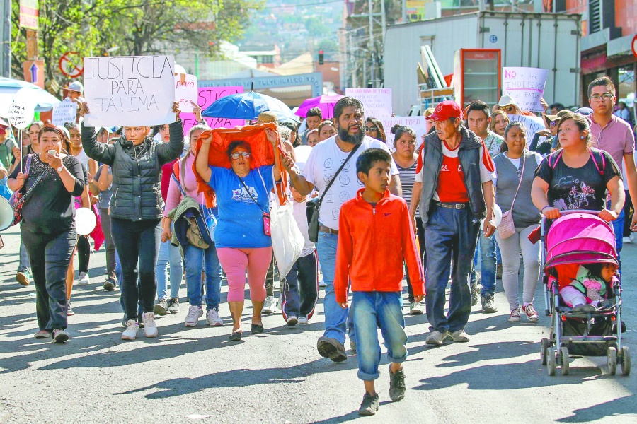 FGJ investiga a tres por el feminicidio de Fátima 