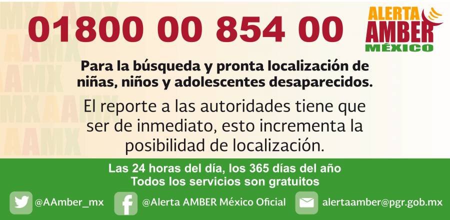 Difundir imágenes e información de menores desaparecidos activa protocolos de búsqueda