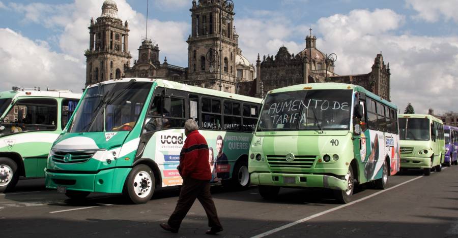 Realizarán megamarcha transportistas de la CDMX el miércoles