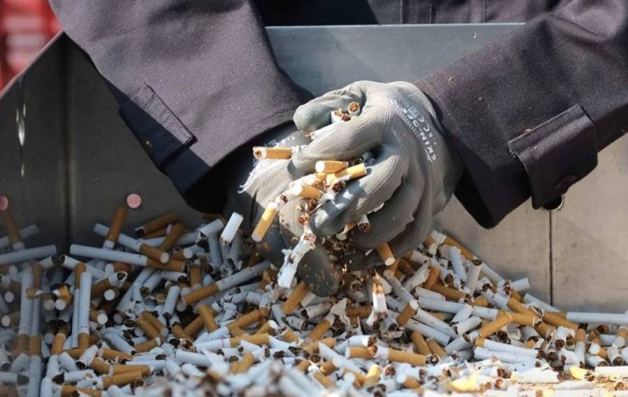 Aseguran 50 mil cigarros en terminal de autobuses