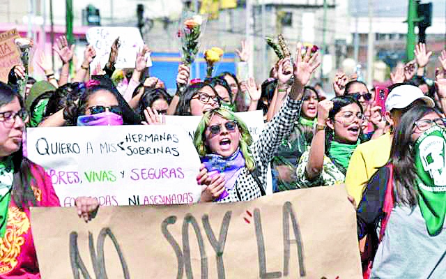 Registran más de 3 mil muertes violentas de mujeres 