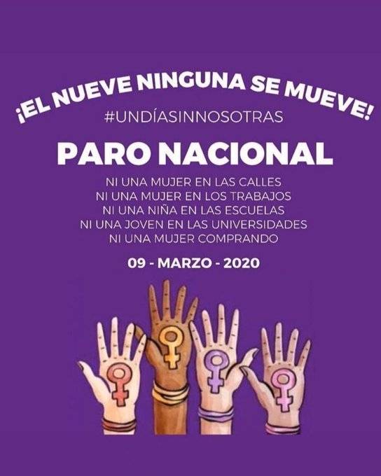 Ni descuentos ni castigos a mujeres que se sumen a paro nacional AMLO