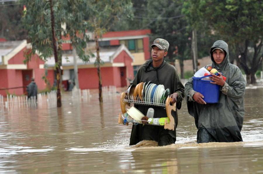 Declaran alerta roja en Bolivia por lluvias intensas