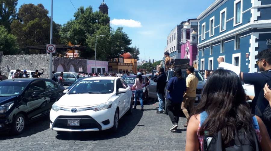 Conductores de DiDi y Uber piden justicia por chofer asesinado en Huejotzingo