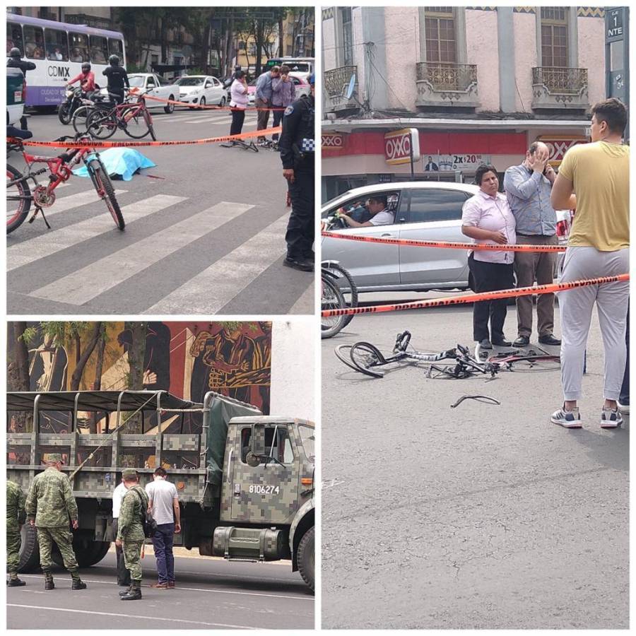Ciclista pierde la vida por imprudencia de chofer de SEDENA