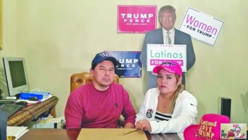 Mexicanos reciben cr&iacute;ticas por apoyar a Trump