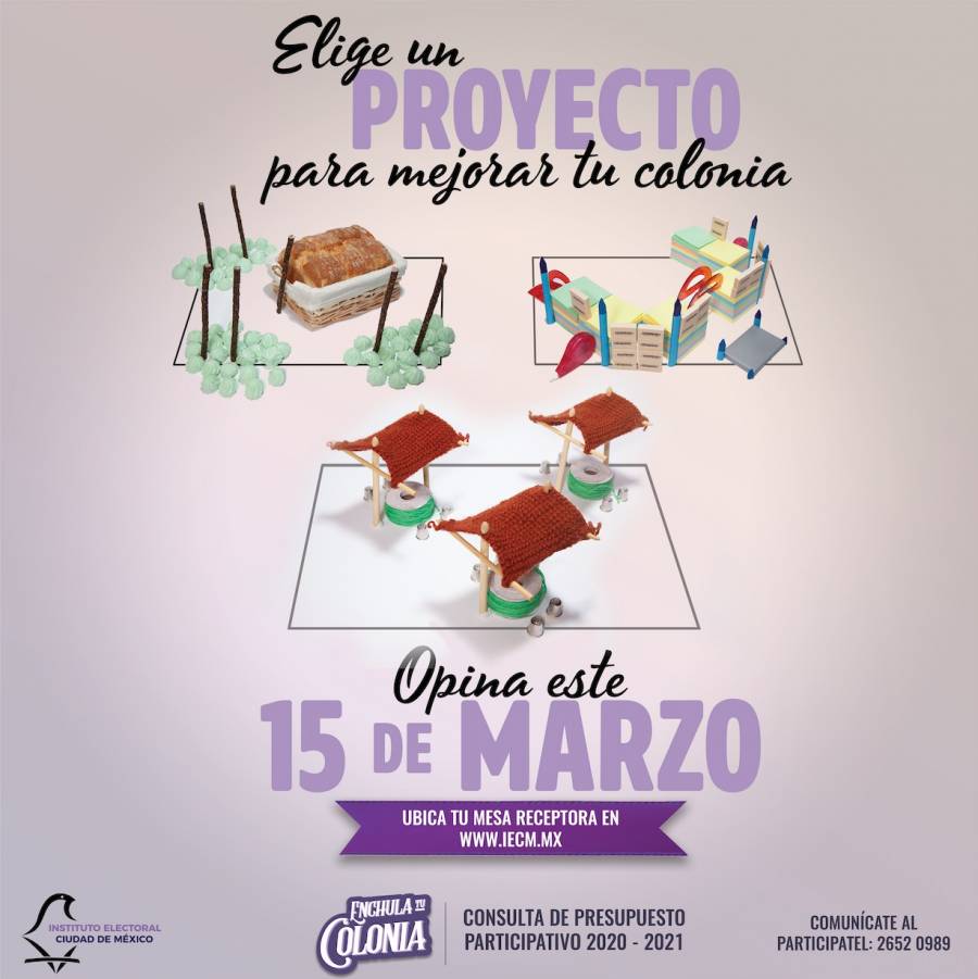 4 de marzo acaba plazo para promover proyectos y candidatos para enchular colonias
