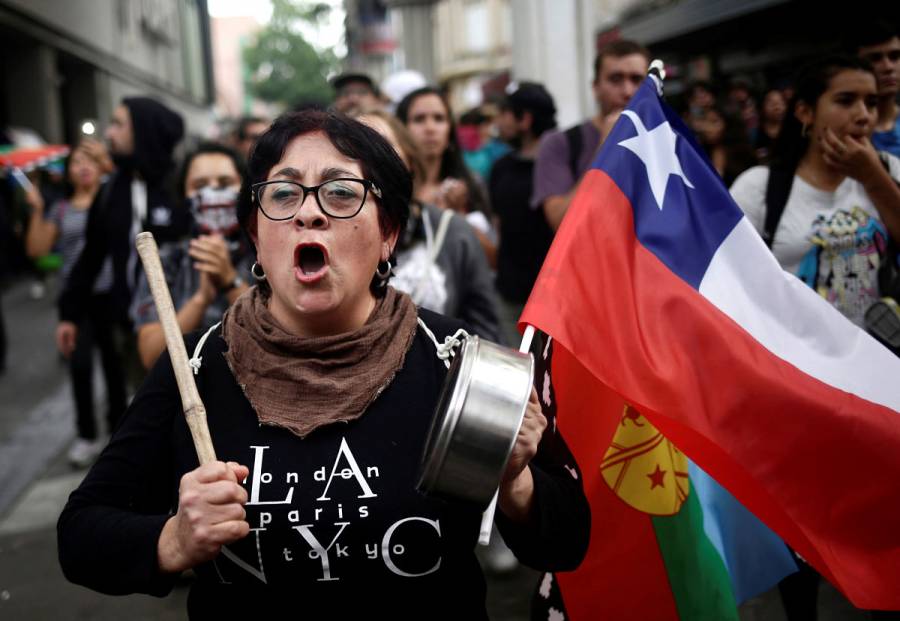 283 detenidos deja resurgimiento de protestas en Chile