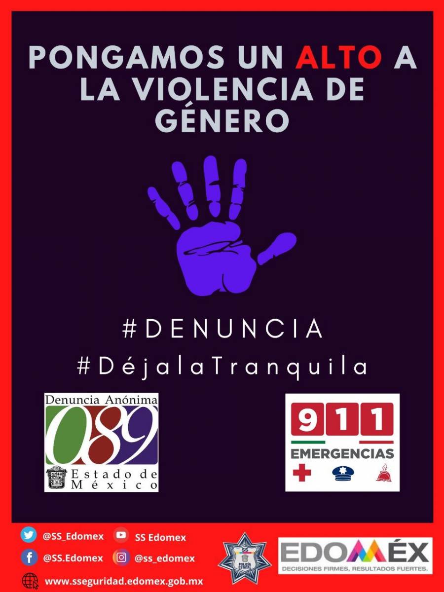Más del 50% de mujeres del Estado de México sufren violencia en casa