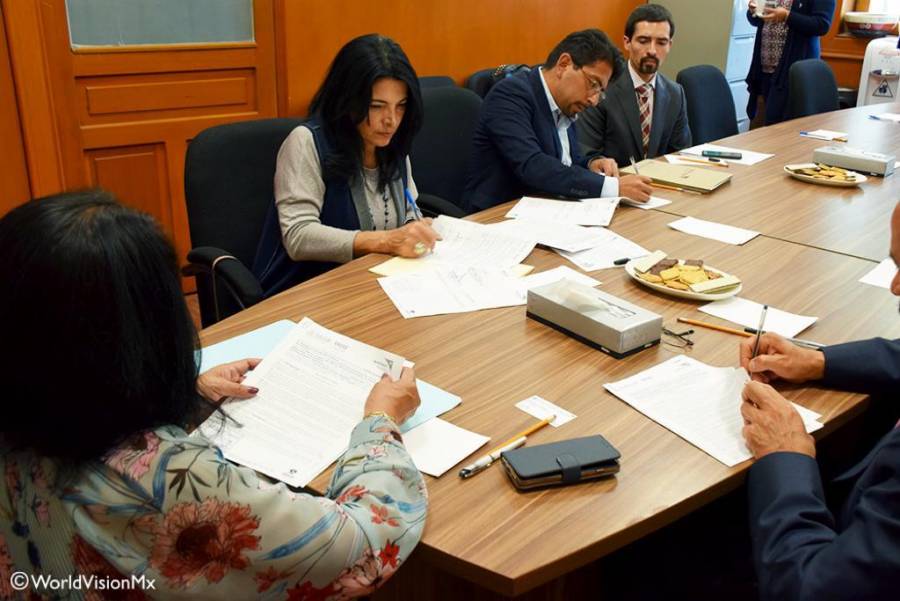 Establece World Vision y la Procuraduría Federal de Protección de Niñas, Niños y Adolescentes convenio de cooperación