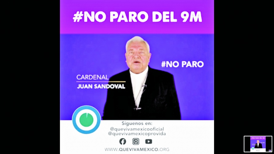 Sandoval Íñiguez llama al “no” al paro del 9 de marzo