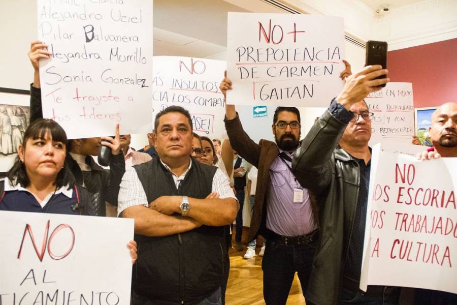 Sindicalizados toman las tres sedes del INBA