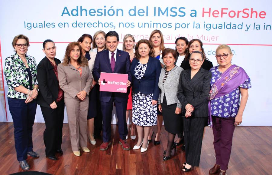 IMSS se une a la campaña HeForShe de la ONU