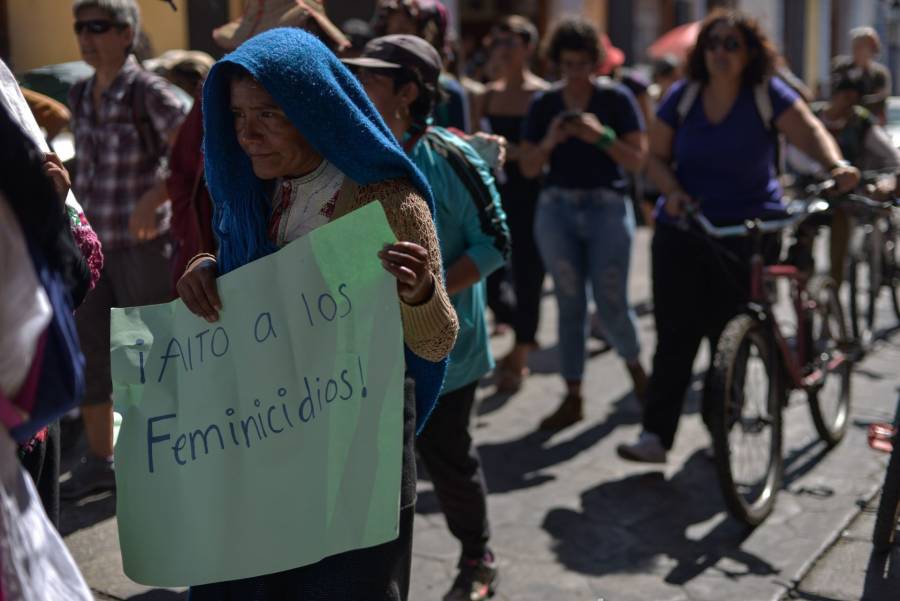 Mujeres indígenas y campesinas marchan en Oaxaca