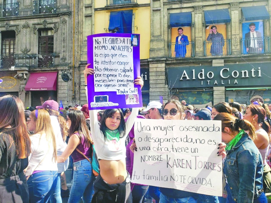 SSC afirma que acudieron 80 mil personas a la marcha feminista