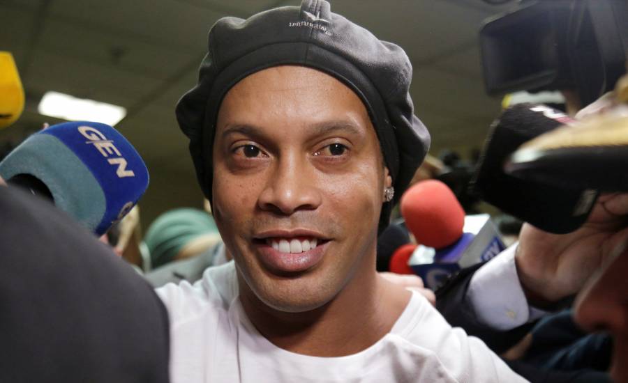 Así se ve Ronaldinho en la cárcel de Paraguay