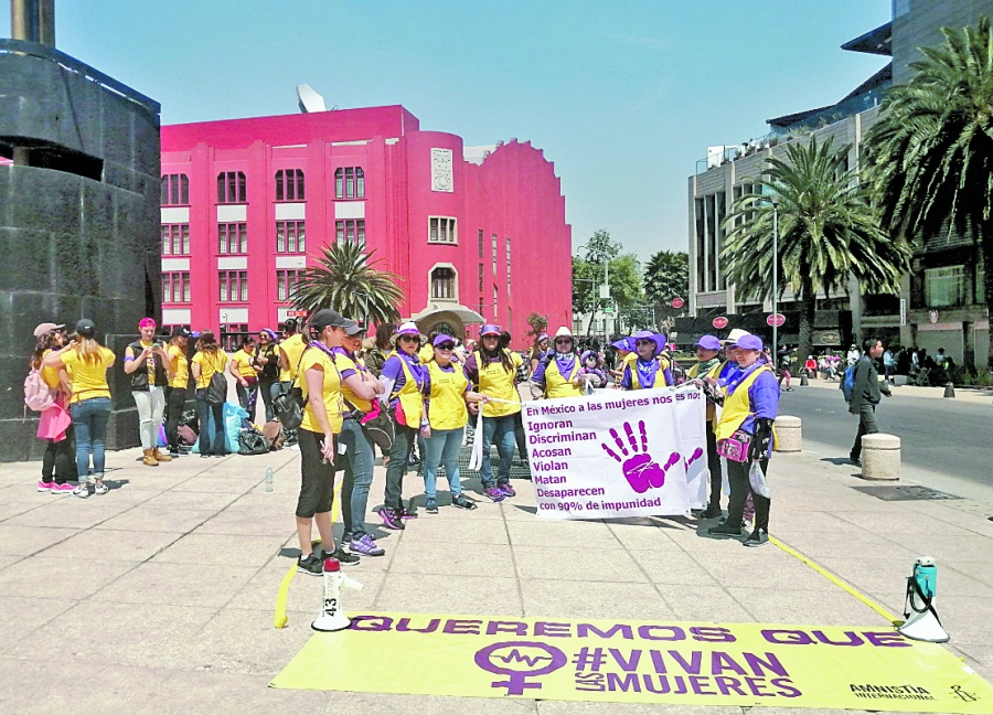 “Movimientos feministas son pol&iacute;ticos, no politiqueros”: AI