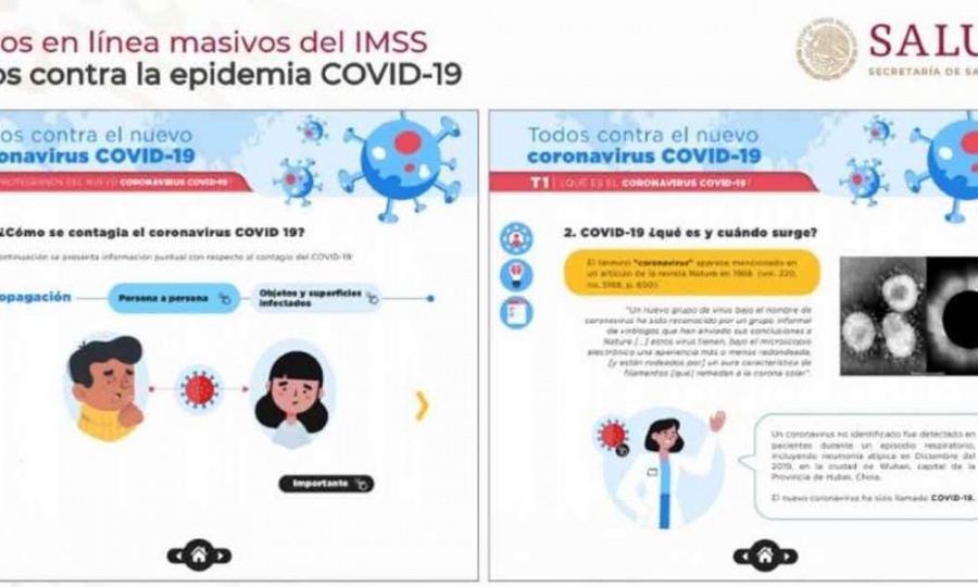 IMSS lanza curso en línea sobre coronavirus