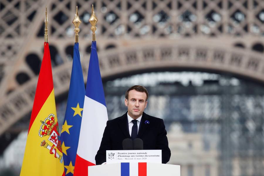 Macron ordena el cierre de escuelas en Francia por coronavirus