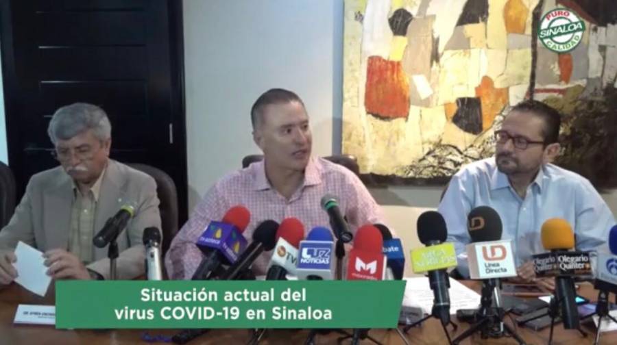 Gobernador de Sinaloa; no hay casos positivos de COVID-19 pero sí dos sospechosos