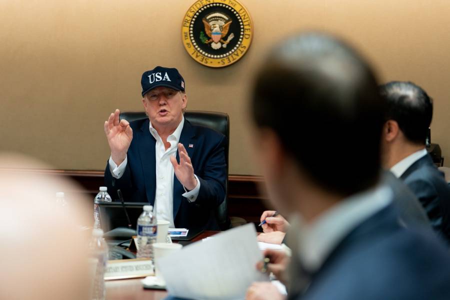 Donald Trump da negativo a prueba de coronavirus