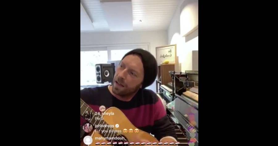 Chris Martin da concierto en Instagram por cuarentena de coronavirus