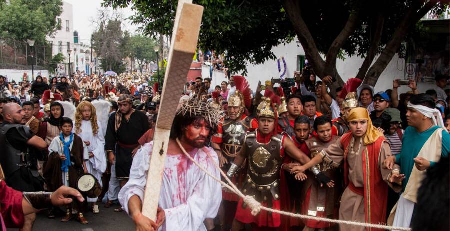 Se suspende la representación del Viacrucis en Iztapalapa