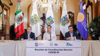 Acuerdan cerco sanitario Nuevo Le&oacute;n, Tamaulipas y Coahuila