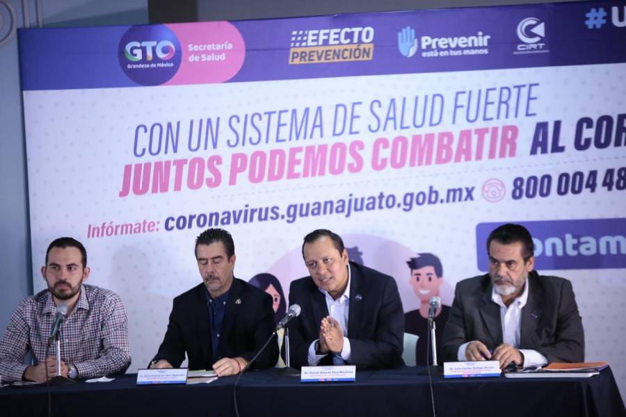 Guanajuato se mantiene en Fase Uno, con cuatro casos confirmados de Covid-19