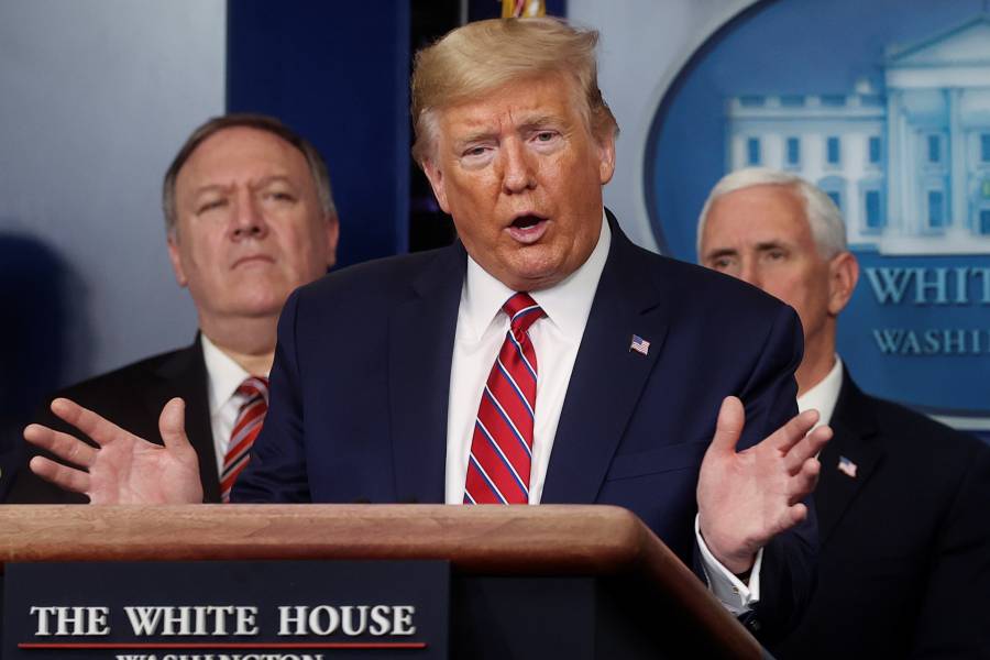 Anuncia Trump que México aceptó suspender vuelos provenientes de Europa