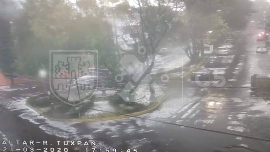 Activan Alerta Amarilla en 6 alcaldías por lluvia con granizo