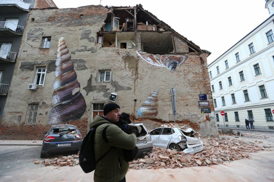 Sismo cimbra a Croacia