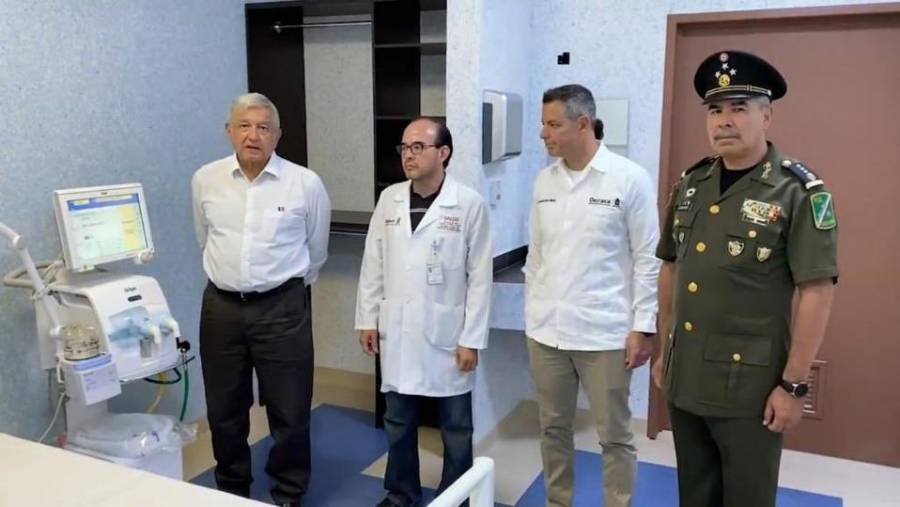 Otorga AMLO al Ejército control de 10 hospitales para atender coronavirus