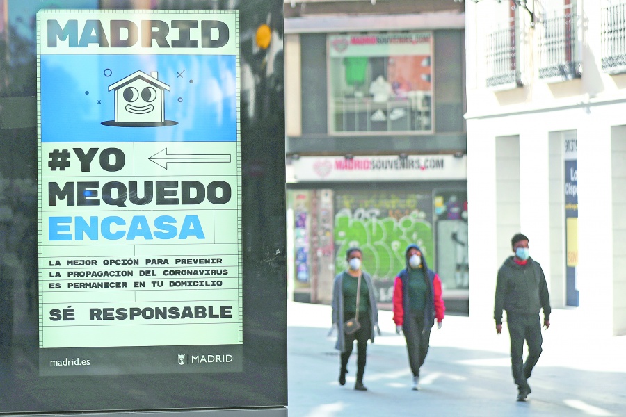 España vive jornada  más mortífera por Covid