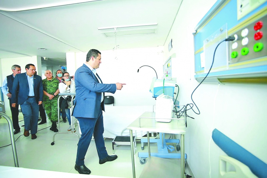 primer hospital para Covid-19: sinhue