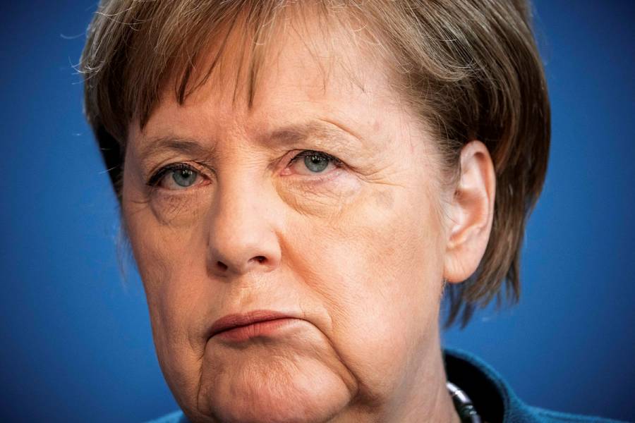 Merkel da negativo en prueba de coronavirus